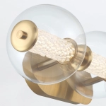 Kinkiet Atomo – 3 źródła światła – Złoty QN-ATOMO-3W-BG Elstead Lighting
