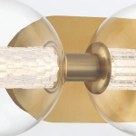 Kinkiet Atomo – 3 źródła światła – Złoty QN-ATOMO-3W-BG Elstead Lighting