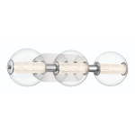 Kinkiet Atomo – 3 źródła światła – Polerowany chrom QN-ATOMO-3W-PC Elstead Lighting