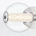 Kinkiet Atomo – 3 źródła światła – Polerowany chrom QN-ATOMO-3W-PC Elstead Lighting