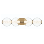 Kinkiet Atomo – 4 źródła światła – Złoty QN-ATOMO-4W-BG Elstead Lighting