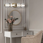 Kinkiet Atomo – 4 źródła światła – Złoty QN-ATOMO-4W-BG Elstead Lighting