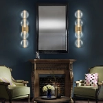 Kinkiet Atomo – 4 źródła światła – Złoty QN-ATOMO-4W-BG Elstead Lighting