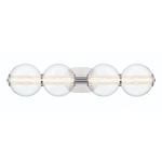 Kinkiet Atomo – 4 źródła światła – Polerowany chrom QN-ATOMO-4W-PC Elstead Lighting