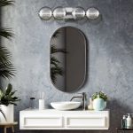 Kinkiet Atomo – 4 źródła światła – Polerowany chrom QN-ATOMO-4W-PC Elstead Lighting