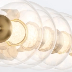 Kinkiet Atomo – 5 źródeł światła – złoty QN-ATOMO-5W-BG Elstead Lighting