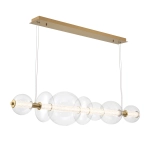 Lampa wyspowa Atomo – 7 źródeł światła – Złoty QN-ATOMO-LP7-BG Elstead Lighting