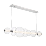 Lampa wyspowa Atomo – 7 źródeł światła – Polerowany chrom QN-ATOMO-LP7-PC Elstead Lighting
