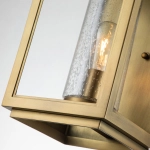 Duży kinkiet Atwater – 1 źródło światła – Przecierany mosiądz QN-ATWATER-L-PDB Elstead Lighting