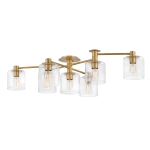 kinkiecik.pl Półplafon Axel – 7 źródeł światła – Stary mosiądz QN-AXEL7-HB Elstead Lighting