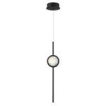 Lampa wisząca Barletta – 1 źródło światła – Czarny QN-BARLETTA-1P-BK Elstead Lighting