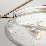 Półplafon Belle – 3 źródła światła – Polerowany nikiel QN-BELLE-SF-PN Elstead Lighting