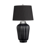 kinkiecik.pl Lampa stołowa Bexley – 1 źródło światła – Czarna/ Polerowany nikiel QN-BEXLEY-TL-BKPN Elstead Lighting