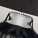 Lampa stołowa Bexley – 1 źródło światła – Czarna/ Polerowany nikiel QN-BEXLEY-TL-BKPN Elstead Lighting