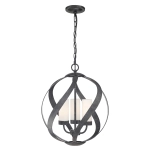 kinkiecik.pl Latarnia wisząca Blacksmith – 3 źródła światła QN-BLACKSMITH-3P-OBK IP44 Elstead Lighting