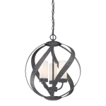 Latarnia wisząca Blacksmith – 3 źródła światła QN-BLACKSMITH-3P-OBK IP44 Elstead Lighting