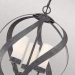 Latarnia wisząca Blacksmith – 3 źródła światła QN-BLACKSMITH-3P-OBK IP44 Elstead Lighting