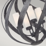 Latarnia wisząca Blacksmith – 4 źródła światła QN-BLACKSMITH-4P-OBK IP44 Elstead Lighting
