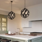 Latarnia wisząca Blacksmith – 4 źródła światła QN-BLACKSMITH-4P-OBK IP44 Elstead Lighting