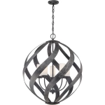 kinkiecik.pl Latarnia wisząca Blacksmith – 5 źródeł światła QN-BLACKSMITH-5P-OBK IP44 Elstead Lighting