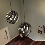 Latarnia wisząca Blacksmith – 5 źródeł światła QN-BLACKSMITH-5P-OBK IP44 Elstead Lighting