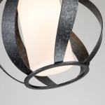 Latarnia wisząca Blacksmith – 1 źródło światła QN-BLACKSMITH-P-OBK IP44 Elstead Lighting