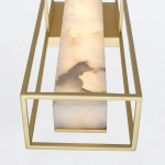 Duży kinkiet Blakley – 1 źródło światła – Matowe złoto QN-BLAKLEY-L-BG Elstead Lighting