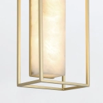 Duży kinkiet Blakley – 1 źródło światła – Matowe złoto QN-BLAKLEY-L-BG Elstead Lighting