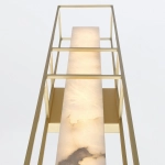 Duży kinkiet Blakley – 1 źródło światła – Matowe złoto QN-BLAKLEY-L-BG Elstead Lighting