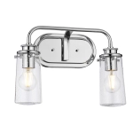 kinkiecik.pl Kinkiet Braelyn – 2 źródła światła – Polerowany chrom QN-BRAELYN2-PC Elstead Lighting