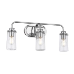 kinkiecik.pl Kinkiet Braelyn – 3 źródła światła – Polerowany chrom QN-BRAELYN3-PC Elstead Lighting