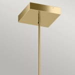 Lampa wisząca LED Ciri – Biała/ Szampańskie złoto QN-CIRI-P-WH Elstead Lighting