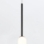 Lampa wisząca Cumberland – 1 źródło światła – Matowa czerń QN-CUMBERLAND-1P-BK Elstead Lighting
