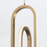 Lampa wisząca Demark – Matowe złoto QN-DEMARK-1P-BG Elstead Lighting