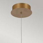 Lampa wisząca Demark – Matowe złoto QN-DEMARK-1P-BG Elstead Lighting