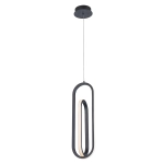 Lampa wisząca Demark – Matowa czerń QN-DEMARK-1P-BK Elstead Lighting