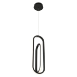 Lampa wisząca Demark – Matowa czerń QN-DEMARK-1P-BK Elstead Lighting