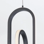 Lampa wisząca Demark – Matowa czerń QN-DEMARK-1P-BK Elstead Lighting