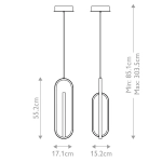 Lampa wisząca Demark – Matowa czerń QN-DEMARK-1P-BK Elstead Lighting