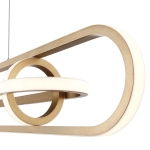 Lampa wyspowa Demark – Matowe złoto QN-DEMARK-LP-BG Elstead Lighting
