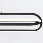 Lampa wyspowa Demark – Matowa czerń QN-DEMARK-LP-BK Elstead Lighting