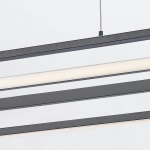 Lampa wyspowa Demark – Matowa czerń QN-DEMARK-LP-BK Elstead Lighting