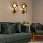 Kinkiet Dot QN-DOT-WB1-TEAK Elstead Lighting