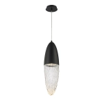 Lampa wisząca Ecrou – Matowa czerń QN-ECROU-1P-BK Elstead Lighting