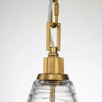 Lampa wisząca Elmore – 1 źródło światła – Oksydowany mosiądz QN-ELMORE-P-BBS Elstead Lighting