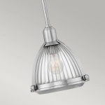 Lampa wisząca Elroy – 1 źródło światła – Szczotkowany nikiel QN-ELROY-BN Elstead Lighting
