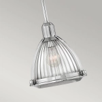 Lampa wisząca Elroy – 1 źródło światła – Polerowany nikiel QN-ELROY-PN Elstead Lighting