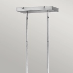 Podłużna lampa wisząca Ensemble – 6 źródeł światła – Polerowany nikiel QN-ENSEMBLE6-PN Elstead Lighting