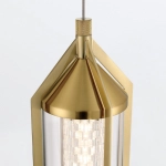 Lampa wisząca Espada – Złoty QN-ESPADA-1P-BG Elstead Lighting