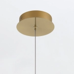 Lampa wisząca Espada – Złoty QN-ESPADA-1P-BG Elstead Lighting